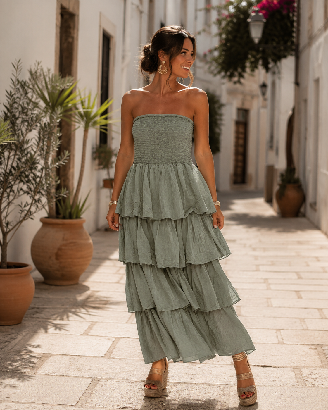 Vestido Sevilla Con Volantes