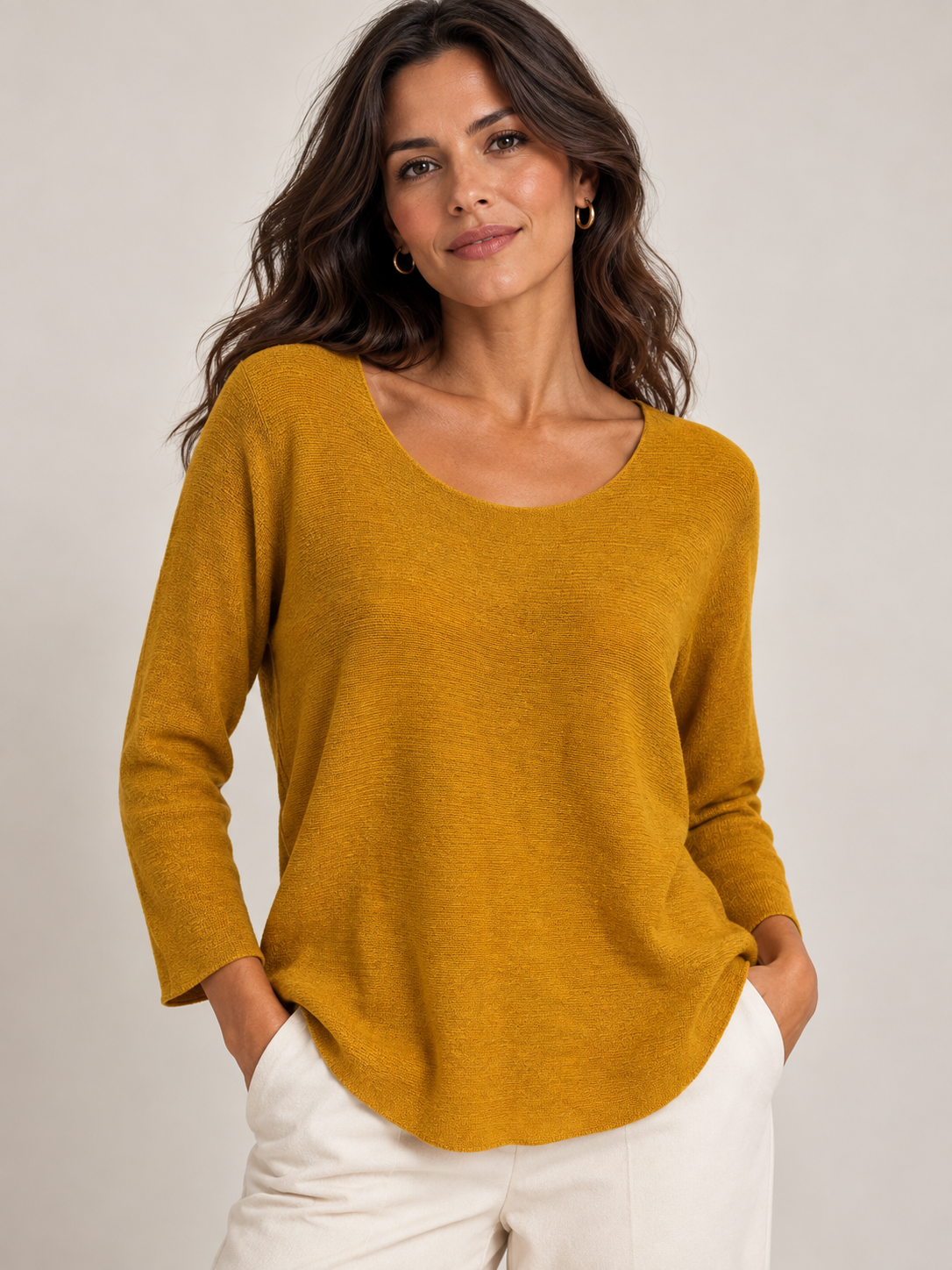 Camisola Decote Redondo Confy