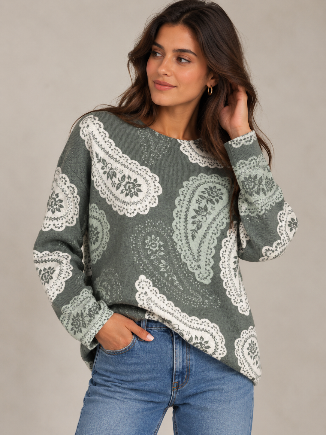 Malha Cornocopias Oversize