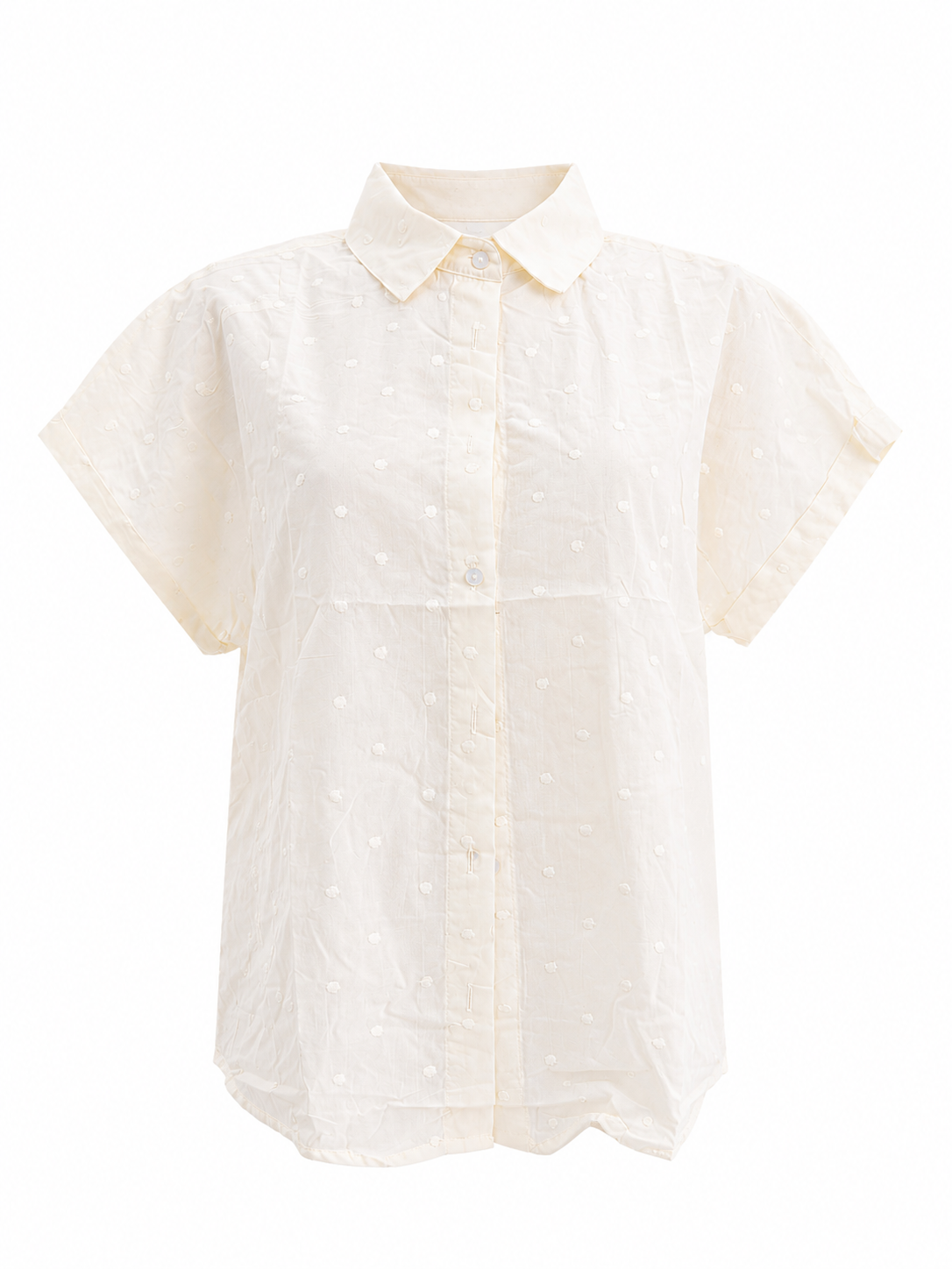 Camisa Bordada com Bolas À Cor