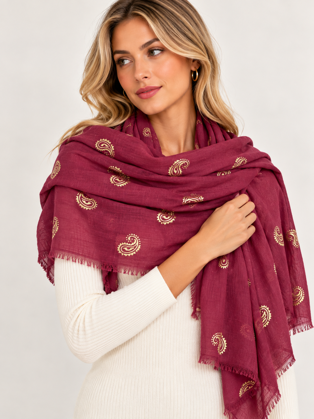 Echarpe Cornocopias Gold Cotton