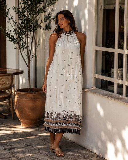 Vestido Serena Cornucopias Folho e Berloque