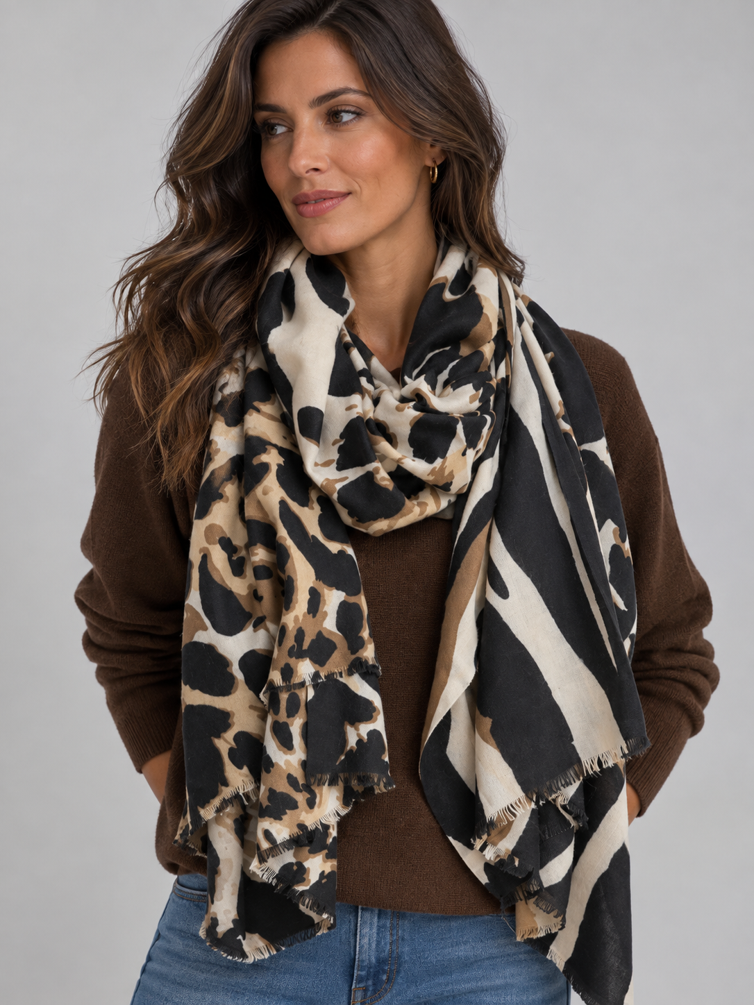 Echarpe Big Animal Print