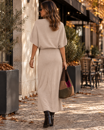 Vestido Malha Mg Morcego