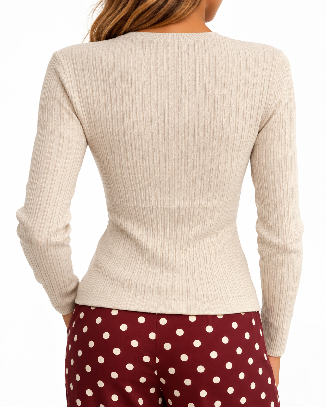 Camisola Tranças Fina Malha