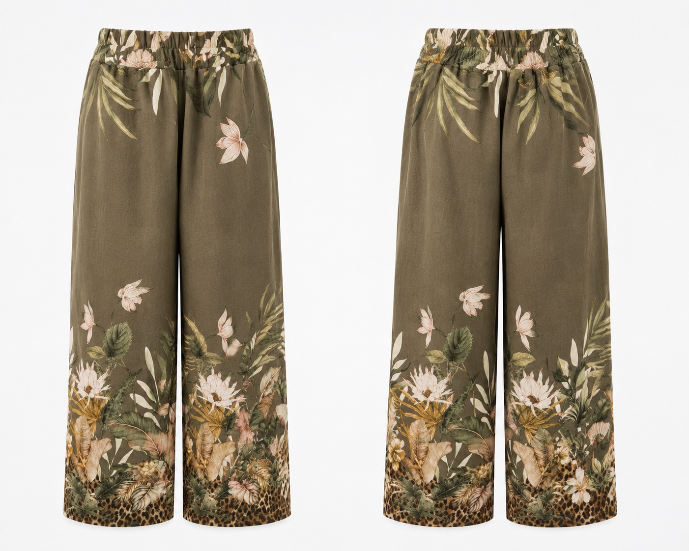 Calça Flores com Bolso