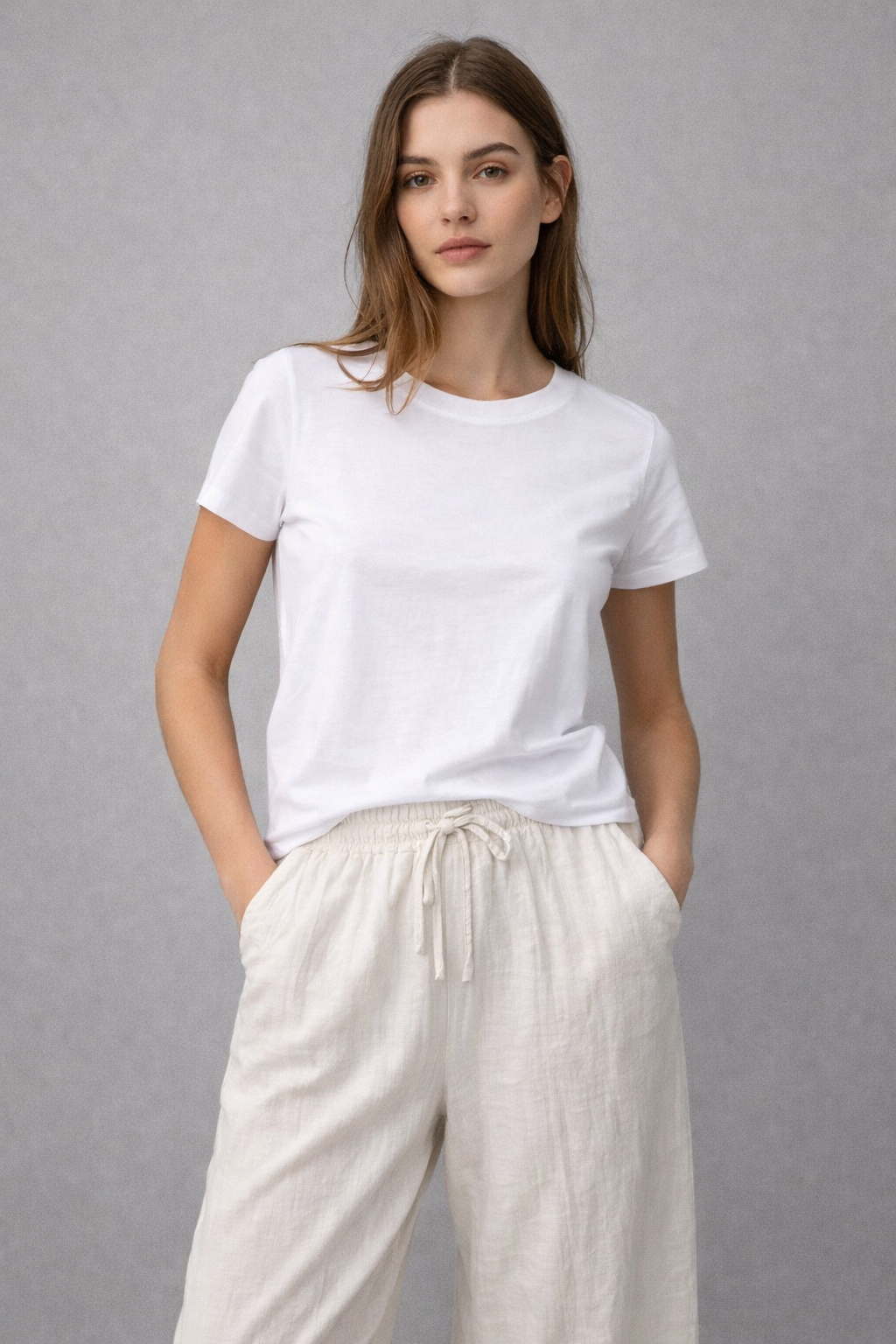 Camiseta básica de algodón