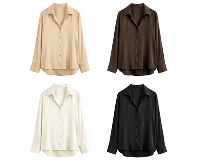 Camisa Cetim Simply