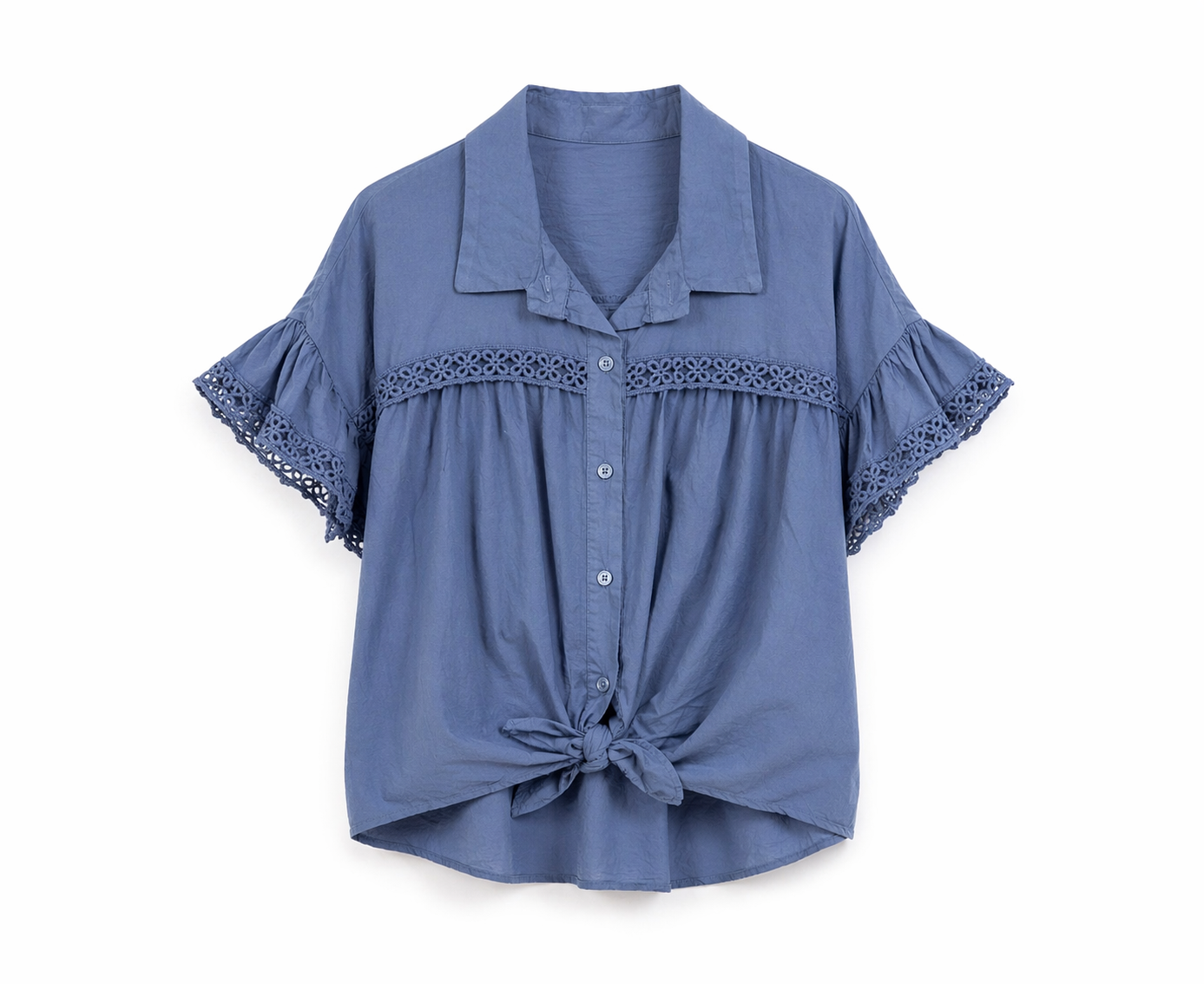 Camisa Popy com renda