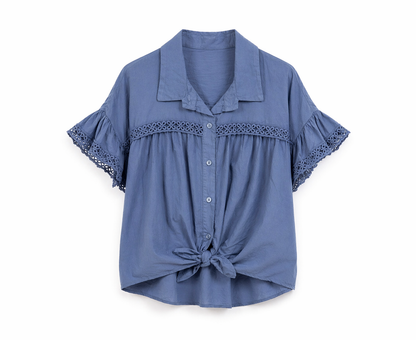 Camisa Popy com renda