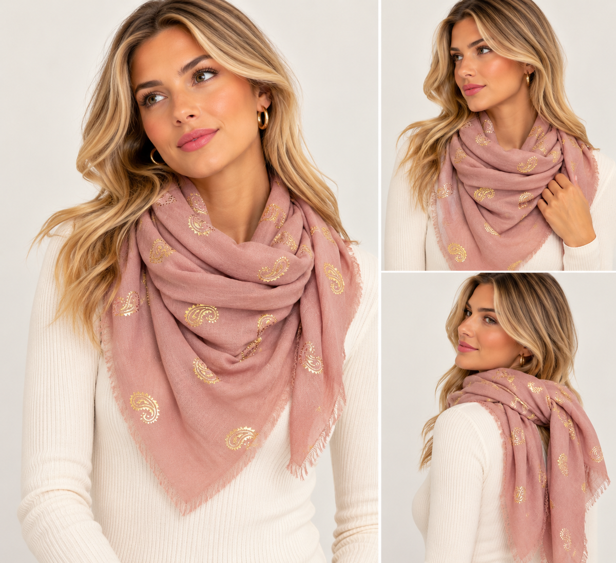 Echarpe Cornocopias Gold Cotton