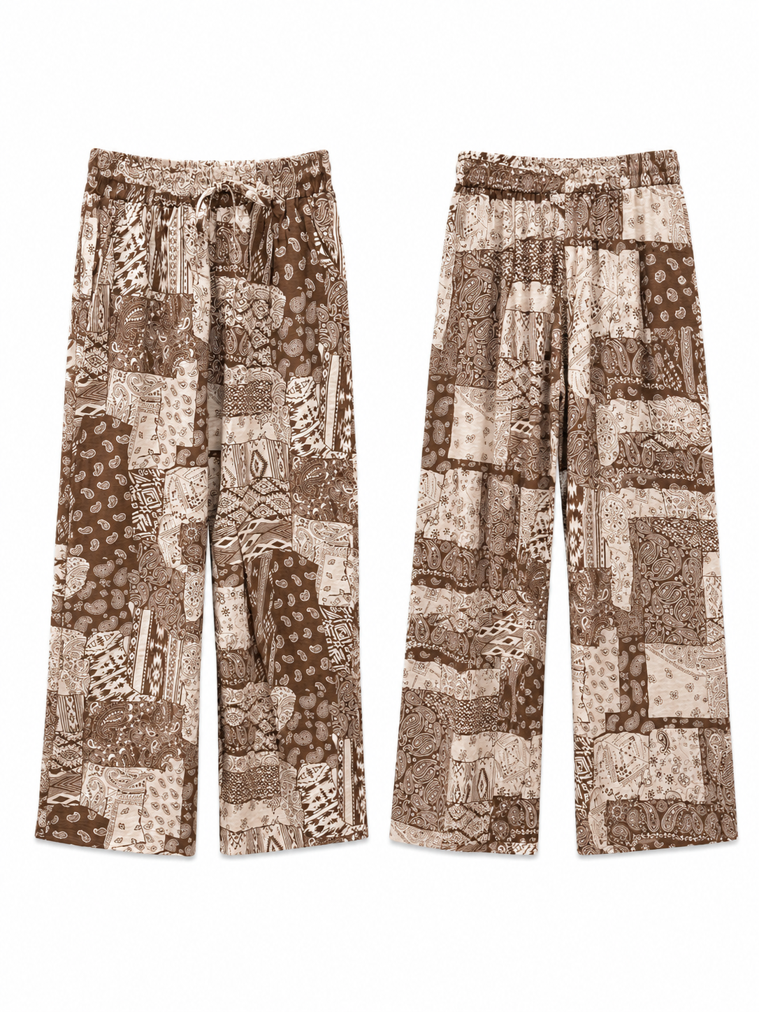 Calça com bolso print cornucópias