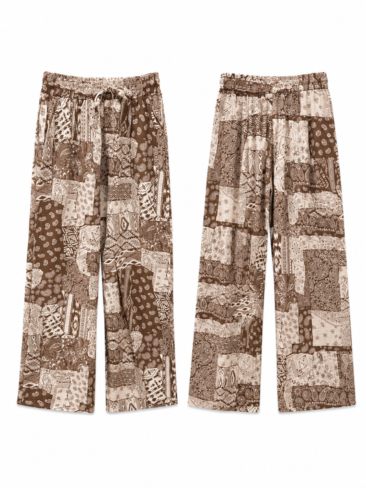 Calça com bolso print cornucópias
