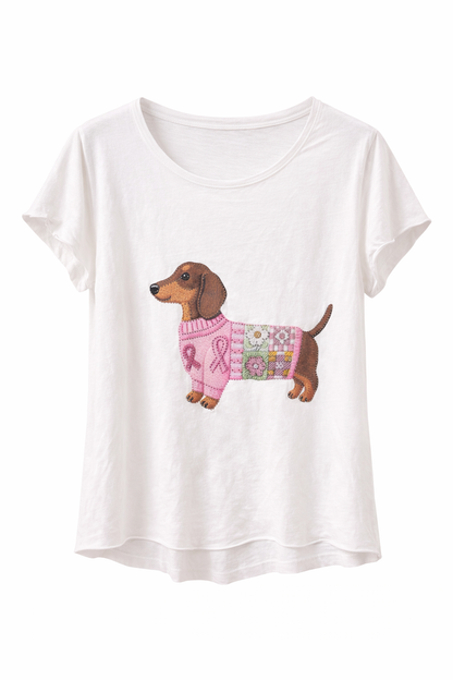 Tshirt algodão com cães
