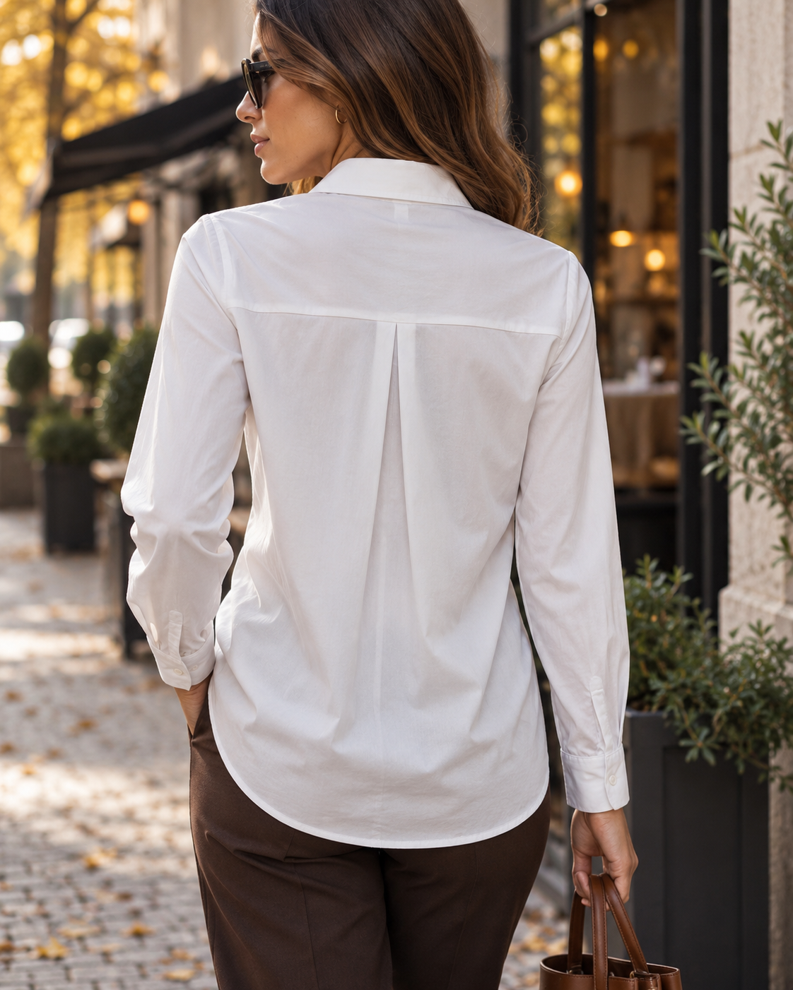 Camisa Popeline/elastano Classic