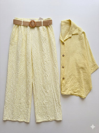 Camisa Portofino Con Botón Dorado