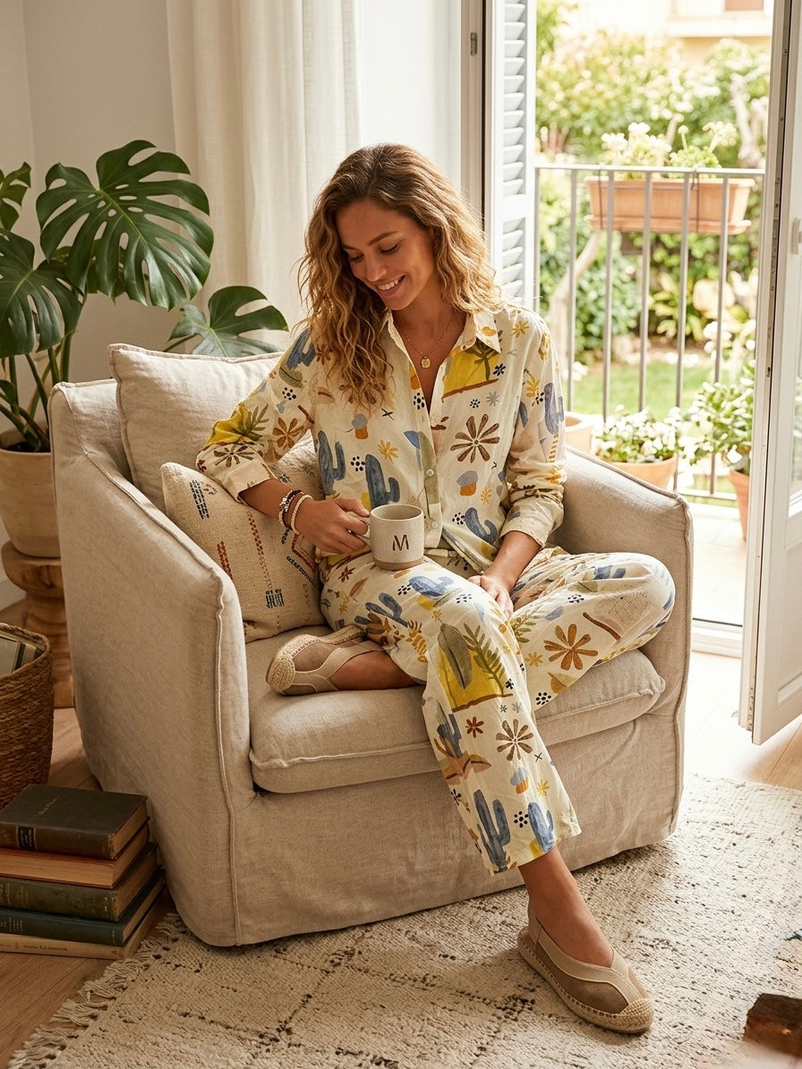 Camisa Savana Print
