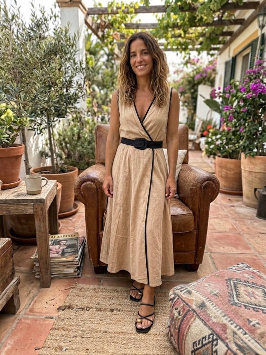 Vestido Kelly Trenzado Largo