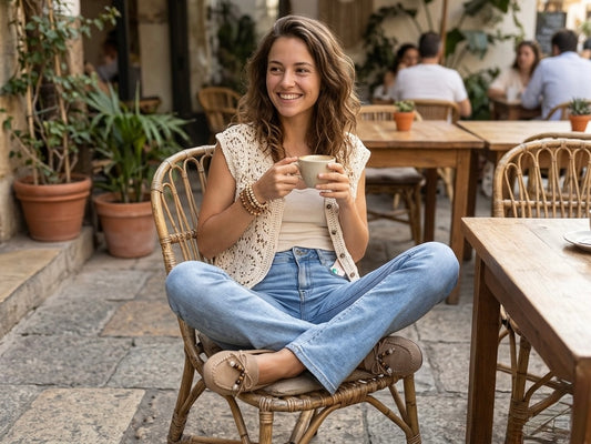 Casaco Rendado Fiore