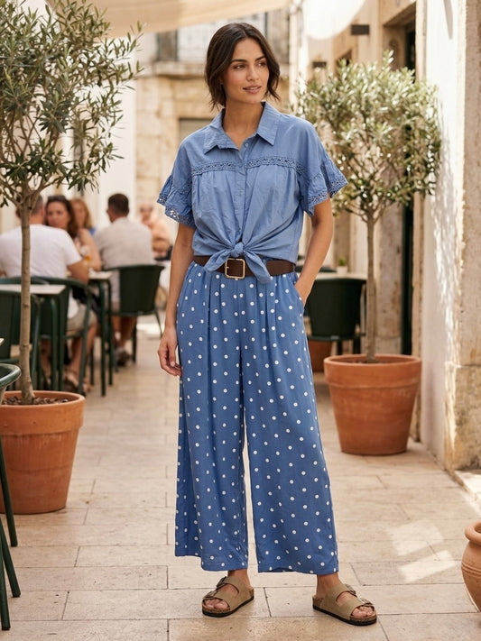 Camisa Popy con encaje