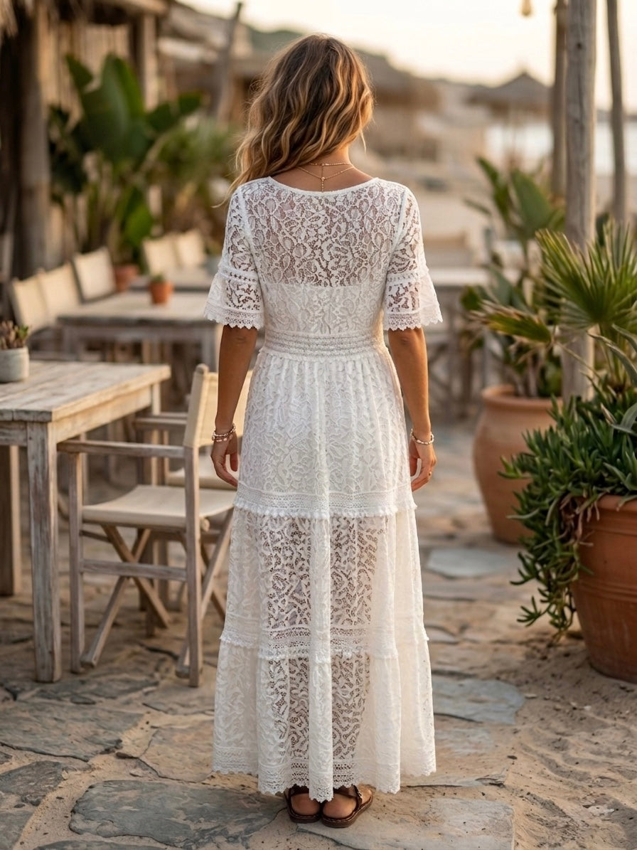 Vestido Renda Capri