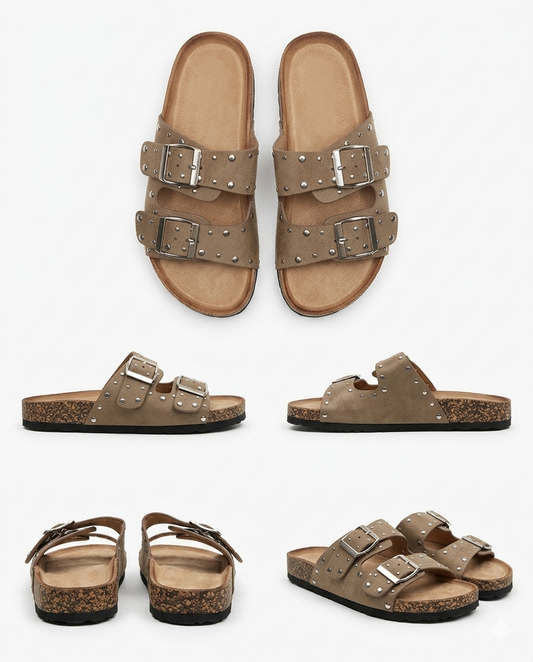 Chinelo Rock com Tachas