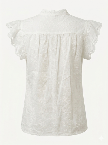 Blusa Bordada Cotton