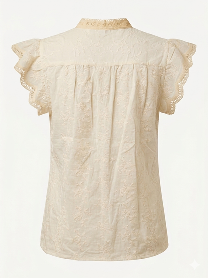 Blusa Bordada Cotton