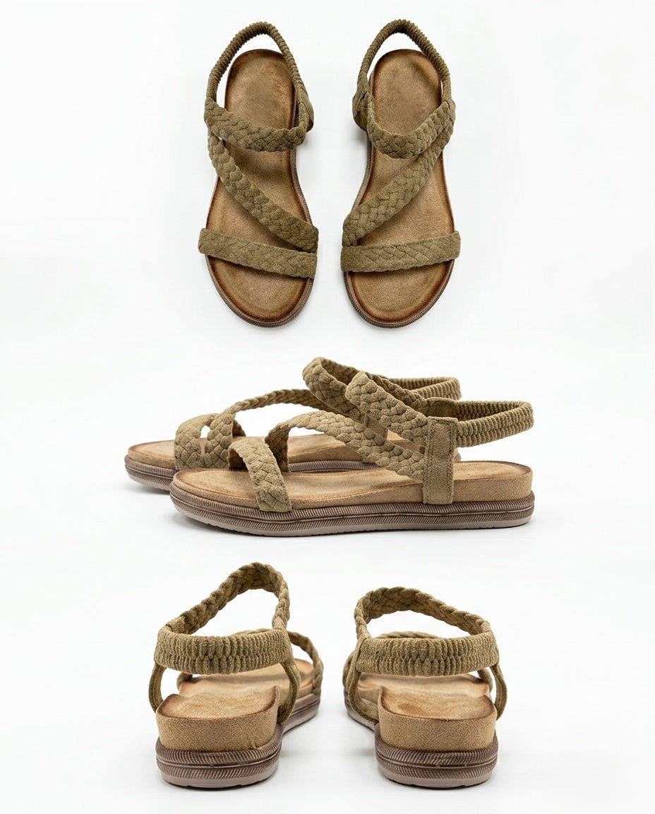 Sandalia Trança boho